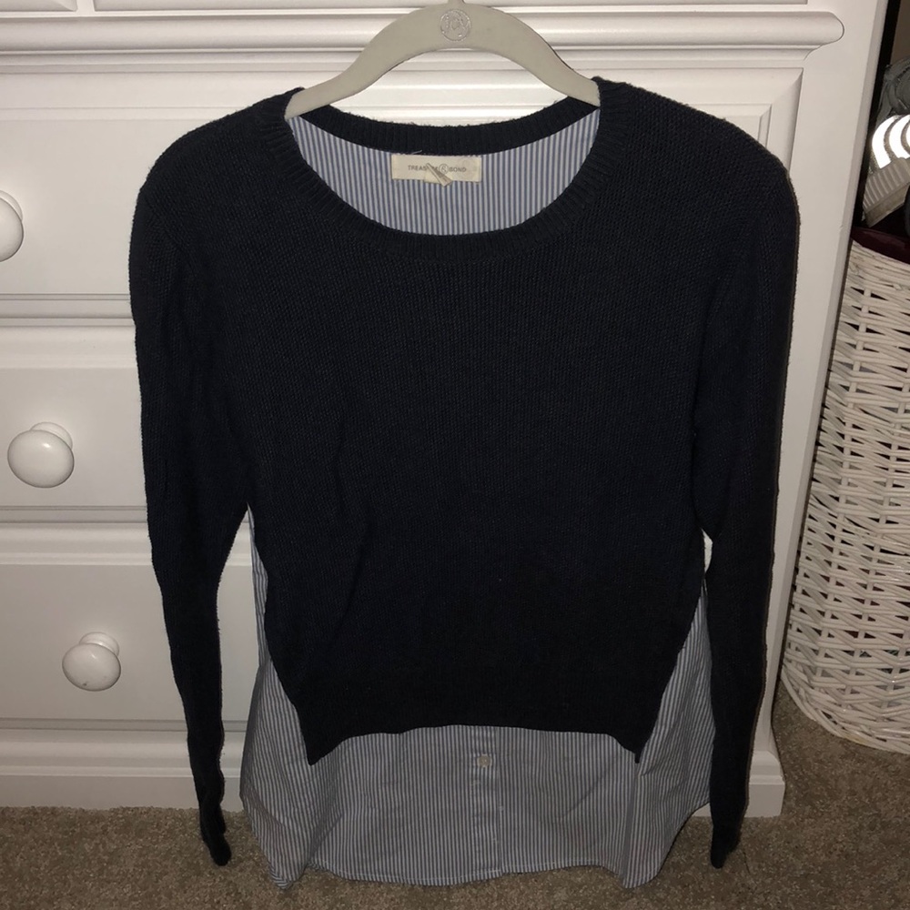Blue sweater